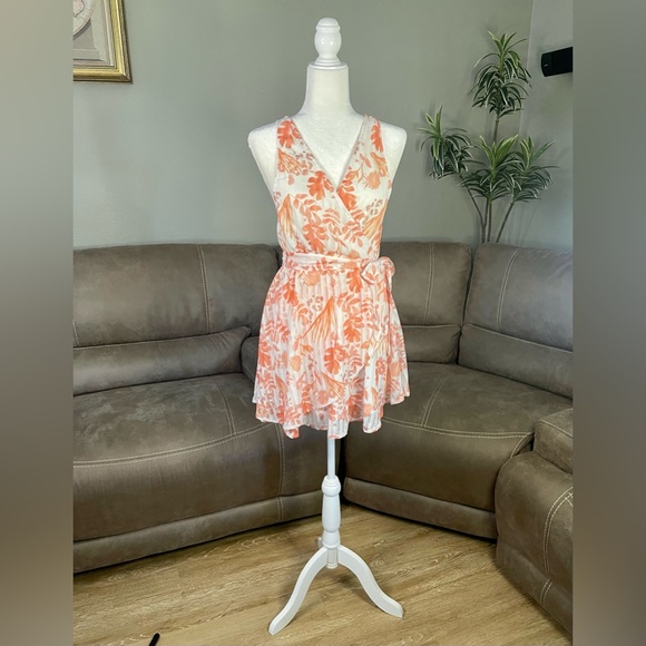 Morrisday the Label Tropical Heat Mini Dress Sz AU-12 (US-8) Vacation Party Chic - Picture 11 of 16